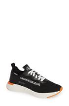 Women's Calvin Klein Jeans Alexia Logo Sneaker M - Black