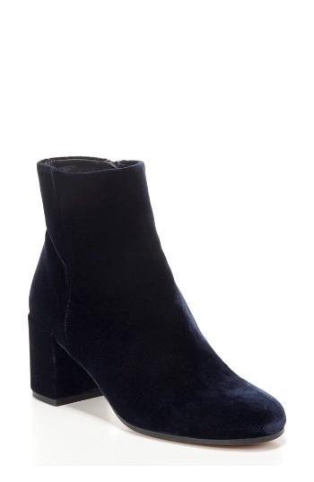 Women's Vince 'blakely' Block Heel Bootie .5 M - Blue