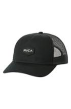 Men's Rvca Commonwealth Trucker Hat - Black