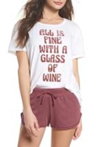 Women's Chaser All Is Fine Vintage Jersey Tee - White
