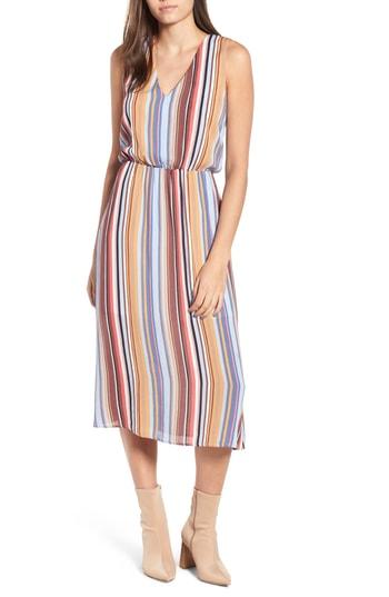 Women's Wayf Sleeveless Blouson Midi Dress - Purple