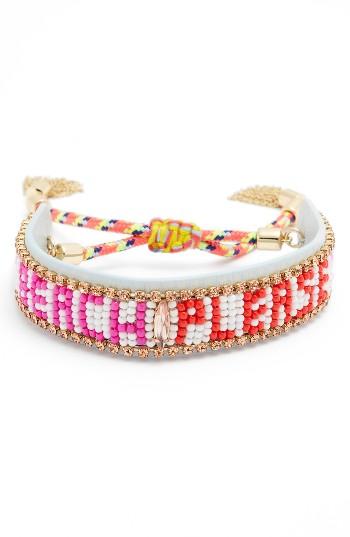 Women's Rebecca Minkoff Beach Please Seed Bead Bracelet