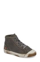 Women's Softinos By Fly London Kip High Top Sneaker -9.5us / 40eu - Green