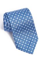 Men's David Donahue Floral Silk Tie