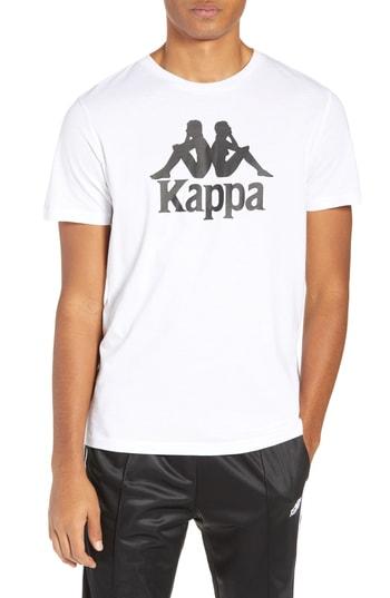Men's Kappa Estessi Graphic T-shirt, Size - White