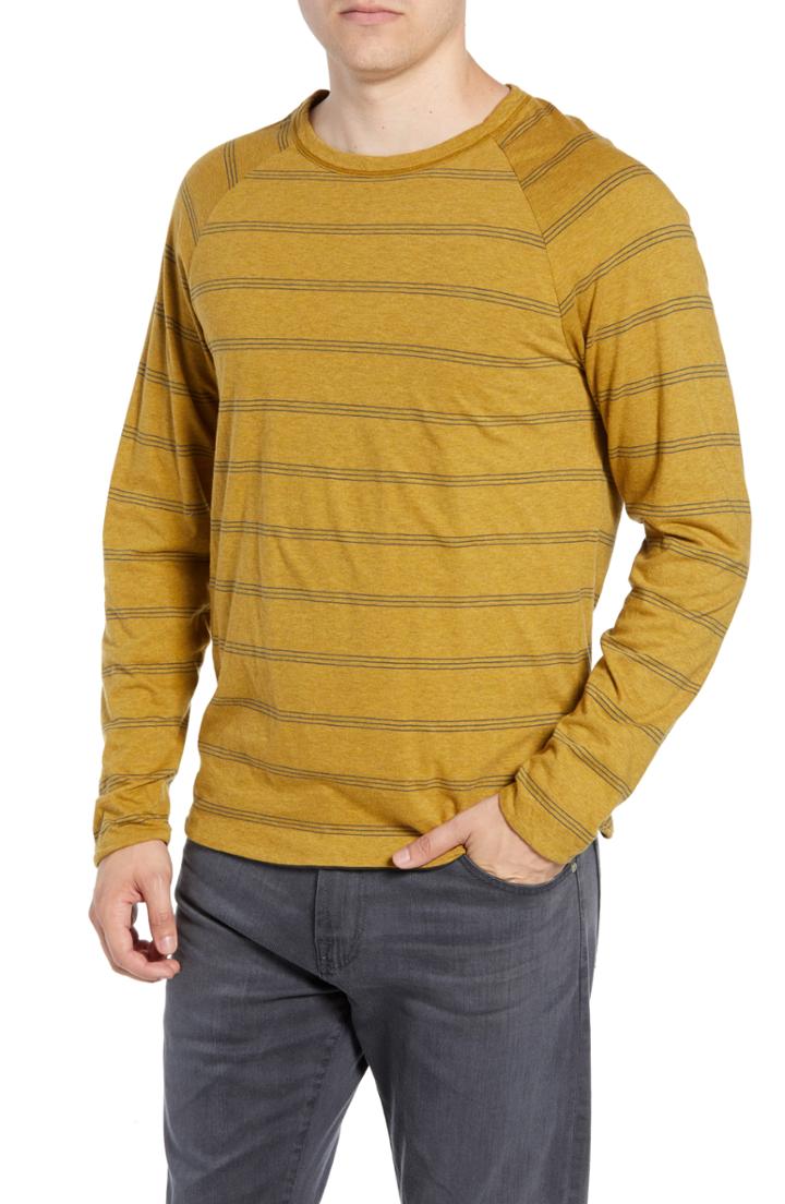 Men's Jeremiah Gunnison Reversible Raglan Sleeve T-shirt - Brown