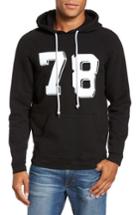 Men's Frame Collegiate Graphic Pullover Hoodie - Black