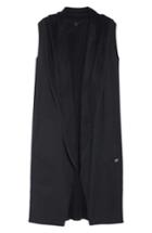 Women's Splits59 Hooded Full Length Vest - Black