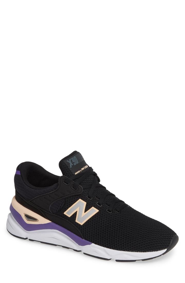 Men's New Balance X-90 Knit Sneaker D - Black