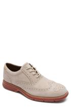 Men's Rockport Total Motion Fusion Wingtip .5 W - Beige