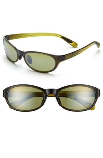 Women's Maui Jim Pipiwai Trail 56mm Polarized Sunglasses - Olive Fade