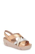 Women's Wonders Platform Wedge Sandal .5-10us / 41eu - Metallic