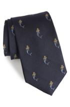 Men's Bonobos Mermaid Maritime Print Silk Tie, Size - Blue