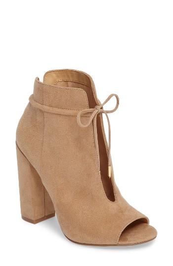 Women's Daya By Zendaya Netty Open Toe Bootie .5 M - Brown