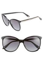 Women's Givenchy 58mm Retro Sunglasses - Black