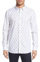 Men's Ted Baker London Laaze Modern Slim Fit Geo Print Sport Shirt