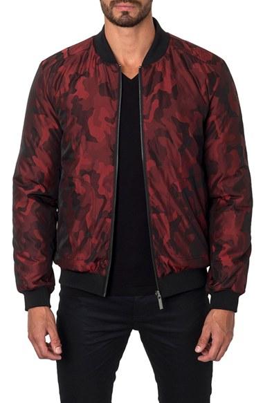 Men's Jared Lang New York Reversible Bomber Jacket
