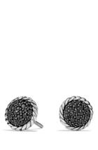 Women's David Yurman 'chatelaine' Pave Earring With Black Diamonds