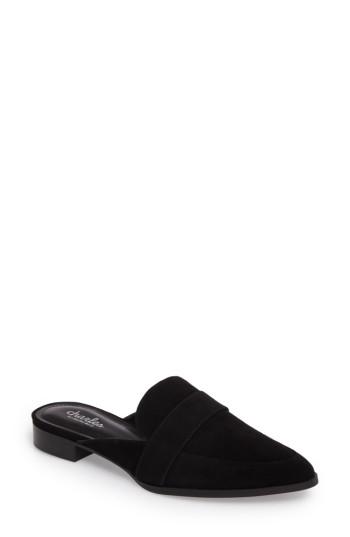 Women's Charles By Charles David Emma Loafer Mule .5 M - Black