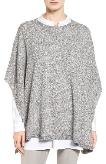 Women's Eileen Fisher Tencel Knit Poncho