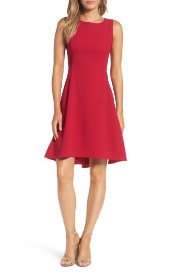 Women's Eliza J Sleeveless A-line Dress - Red