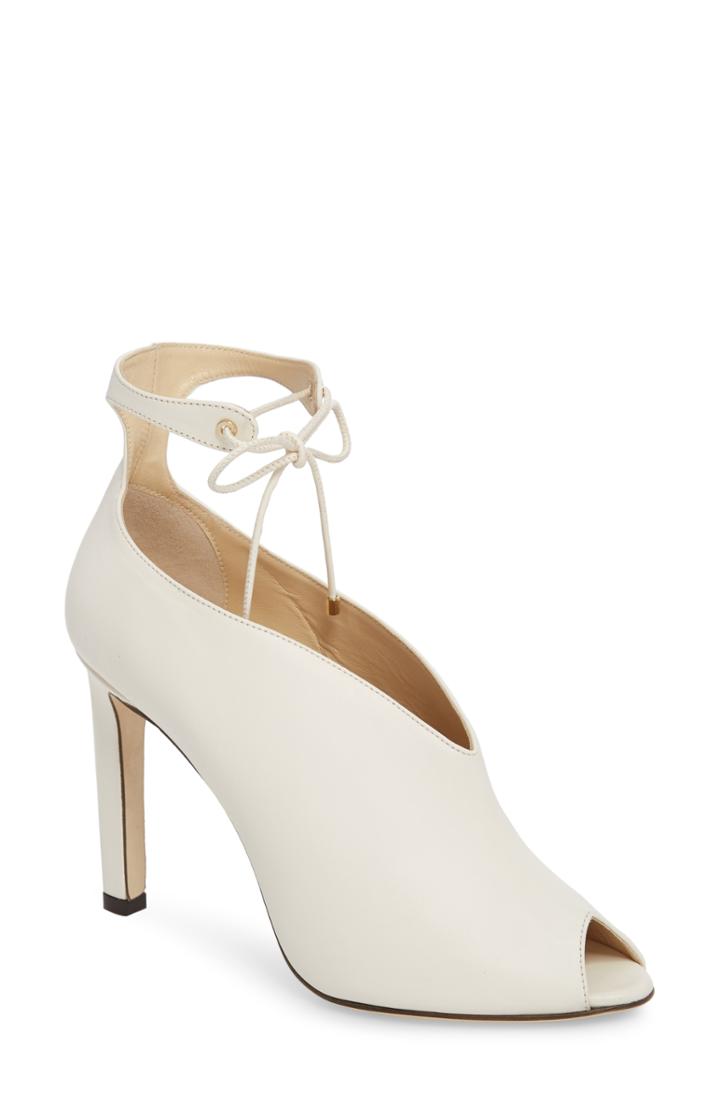 Women's Jimmy Choo Sayra Ankle Tie Bootie Us / 35eu - White