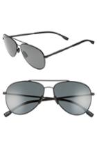 Men's Boss 59mm Aviator Sunglasses - Black/ Gray Opal