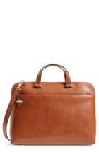Lodis Medium Jamie Rfid Leather Briefcase - Brown