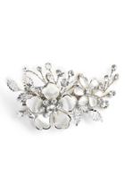 Wedding Belles New York 'emma' Crystal Hair Clip, Size - Metallic