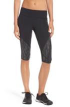 Women's Zella Fearless Run Capris, Size - Black
