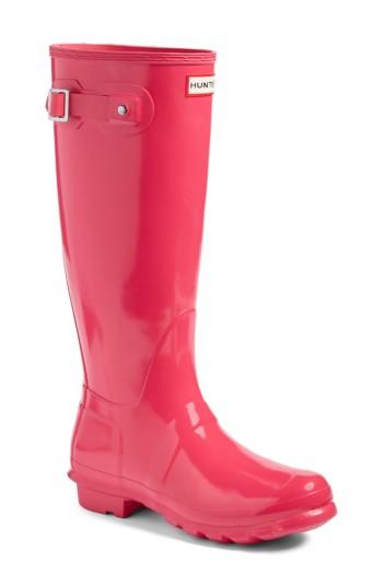 Women's Hunter Original High Gloss Boot M - White