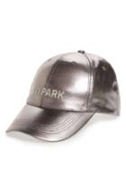 Women's Ivy Park Adjustable Metallic Baseball Cap - Metallic
