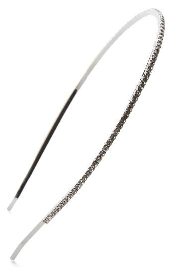 Miu Miu Swarovski Crystal Headband, Size - Ivory