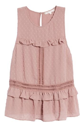 Women's Willow & Clay Sleeveless Ruffle Top