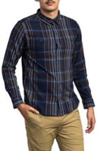 Men's Rvca Ludlow Plaid Flannel Shirt - Blue