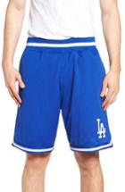 Men's Mitchell & Ness Playoff Win Los Angeles Dodgers Mesh Warm-up Shorts