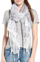 Women's Caslon Soul Paisley Scarf, Size - Black