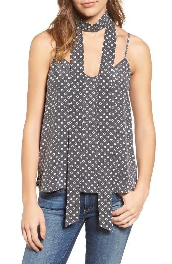 Women's Ag Lisette Cotton Tank & Scarf - Grey