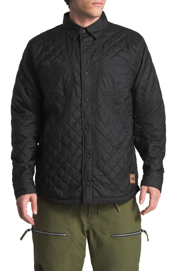 Men's The North Face Fort Point Insulated Reversible Shirt Jacket - Black