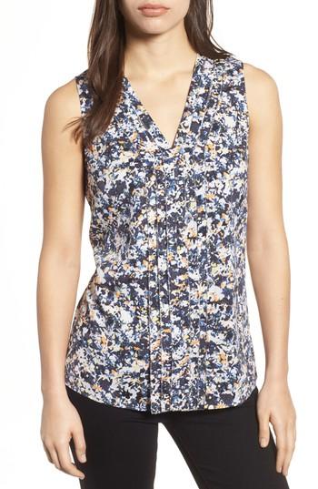 Women's Emerson Rose Picot Detail Silk Blend Blouse - Grey