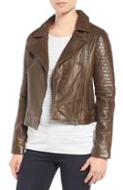 Women's Bb Dakota Stafford Washed Leather Jacket