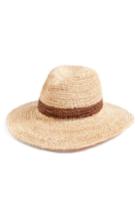 Women's Brooklyn Hat Co Stanton Raffia Safari Hat -