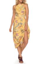Women's Roxy Summer Print Midi Dress - Yellow