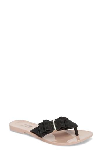 Women's Melissa + Jason Wu Girl Bow Flip Flop M - Pink