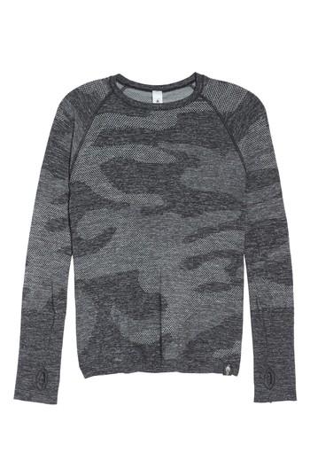 Women's Hpe Cross X Seamless Camo Top - Grey