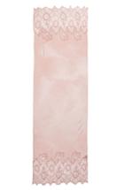 Women's Valentino Plisse Lace Trim Scarf, Size - Pink