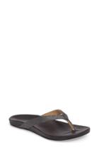 Women's Olukai 'hi Ona' Flip Flop M - Grey