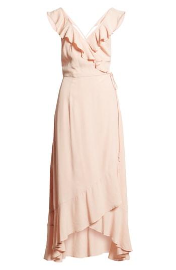 Women's Leith Floral Print Wrap Dress - Pink