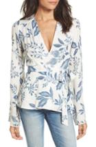 Women's Stone Cold Fox Dover Silk Wrap Blouse