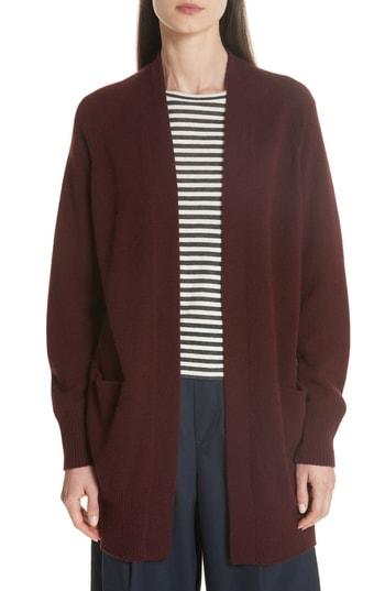 Women's Vince Raglan Sleeve Cardigan - Burgundy